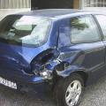 fiat bravo accidentée à l'arriéré droite