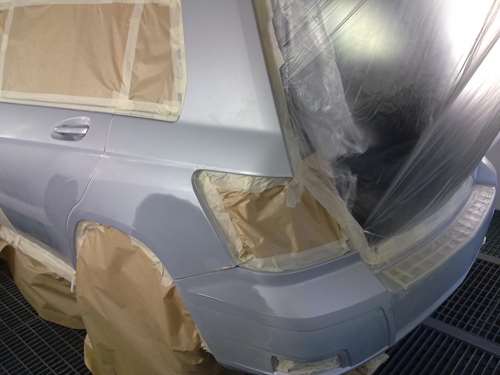 preparation avant peinture mercedes