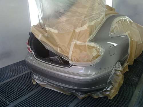 peinture mercedes coupe