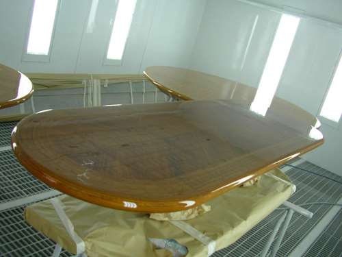 laquage tables bateau