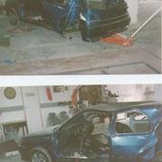peugeot  306 accidentée